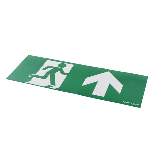 Adurolight® emergency exit pictogram sticker, PVC, upwards arrow