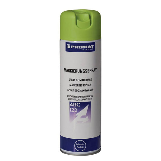 Promat marking paint, spray can, à 500 ml, fluoriserend yellow