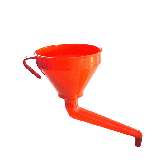 Funnel with handle and filter, HDPE, 160 mm