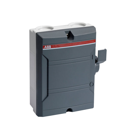 ABB enclosed switch disconnector, 2x M25, 4-pole, 25 A (AC-22 A, 500 V)