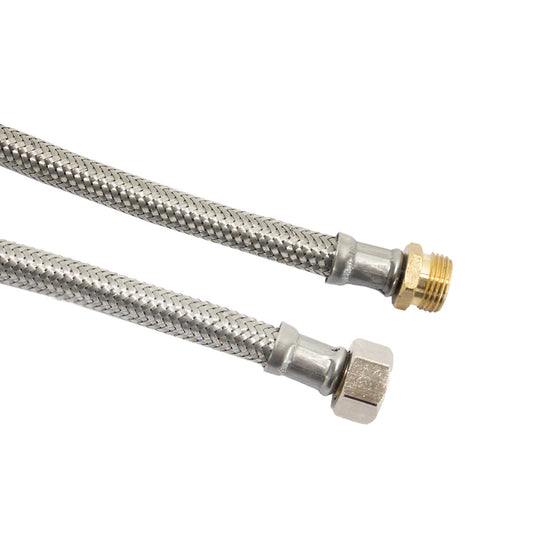 Fixaflex flexible connection hose, EPDM, female x male thread, EN13618, DN8, 3/8", l = 30 cm