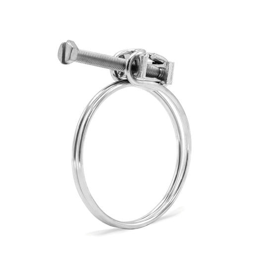 Mikalor wire hose clamp, galvanized steel, 23.5 - 27 mm