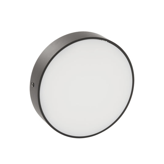 Adurolight® Premium Quality Line LED ceiling lamp, Venus, black, 12 W, 4000 K, non flicker
