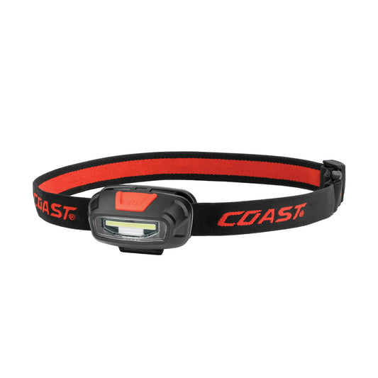 Coast LED headlamp, incl. incl. 3x AAA, 251 lumens, dimmable, red and white light