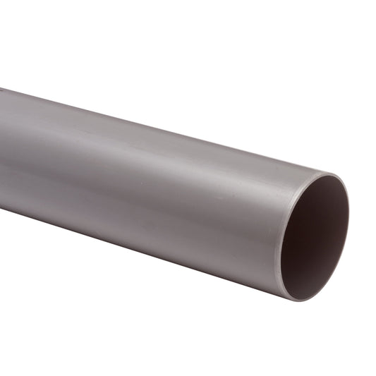 Dyka rainwater downpipe, PVC, grey, KOMO, 100 x 1,8 mm, l = 4 m