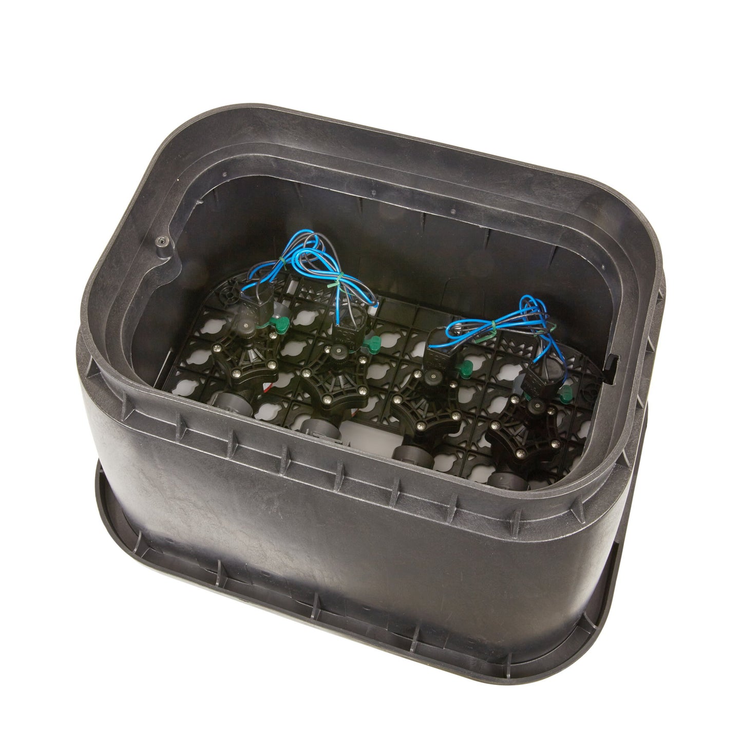 Rain ground pit, type PZRM 115, green/black, l = 555 mm, w = 365 mm, h = 330 mm