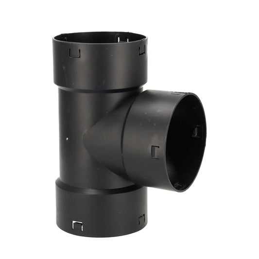 GrainPlastics T-piece 90°, for drain pipe, 3x click, PP, 60 mm