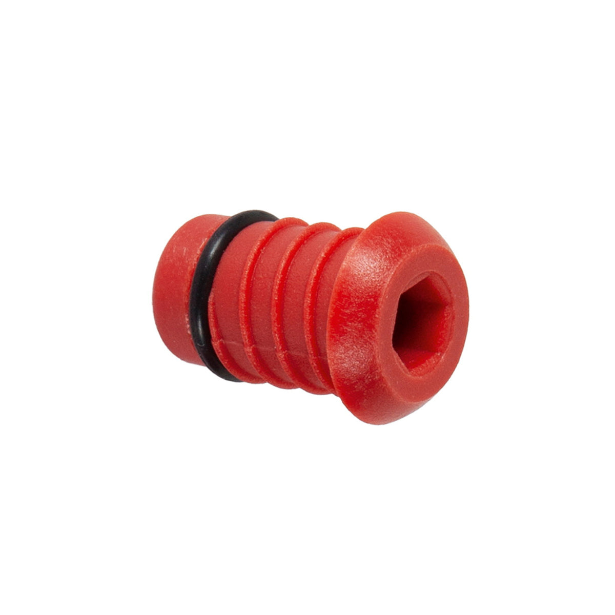 Draw Off Plug Henco shut-off plug, plastic, red, 16 mm – Wildkamp Curaçao