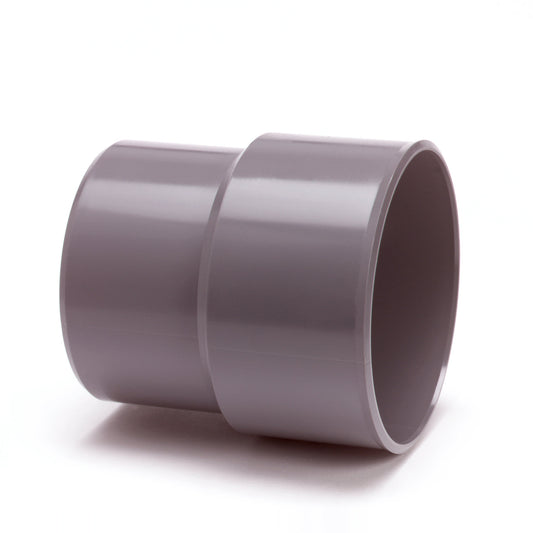 Zócalo de reparación de PVC, pegamento interior x espiga cónica, gris, 40 x 33 mm