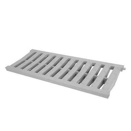 Nicoll slot grate, type Connecto 200, PVC, grey, A15, 50 x 19.9 x 3.9 cm