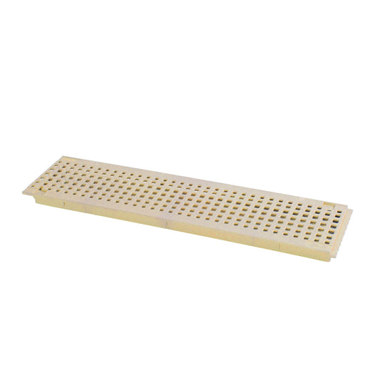Nicoll pool grating, type Connecto 100, PVC, A15, sand colour, A15, 50 x 12,8 x 2 cm