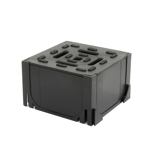 ACO corner piece, type Hexaline, PE, incl. PE slotted grating, A15, 12.5 x 12.5 x 8.2 cm
