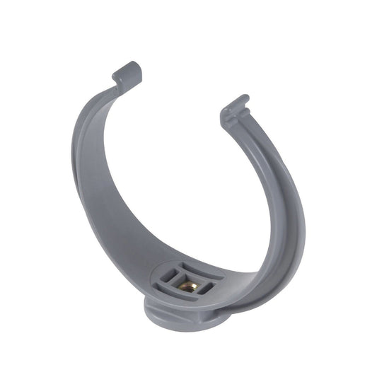 Nicoll pipe clamp, PP, light grey, 32 mm