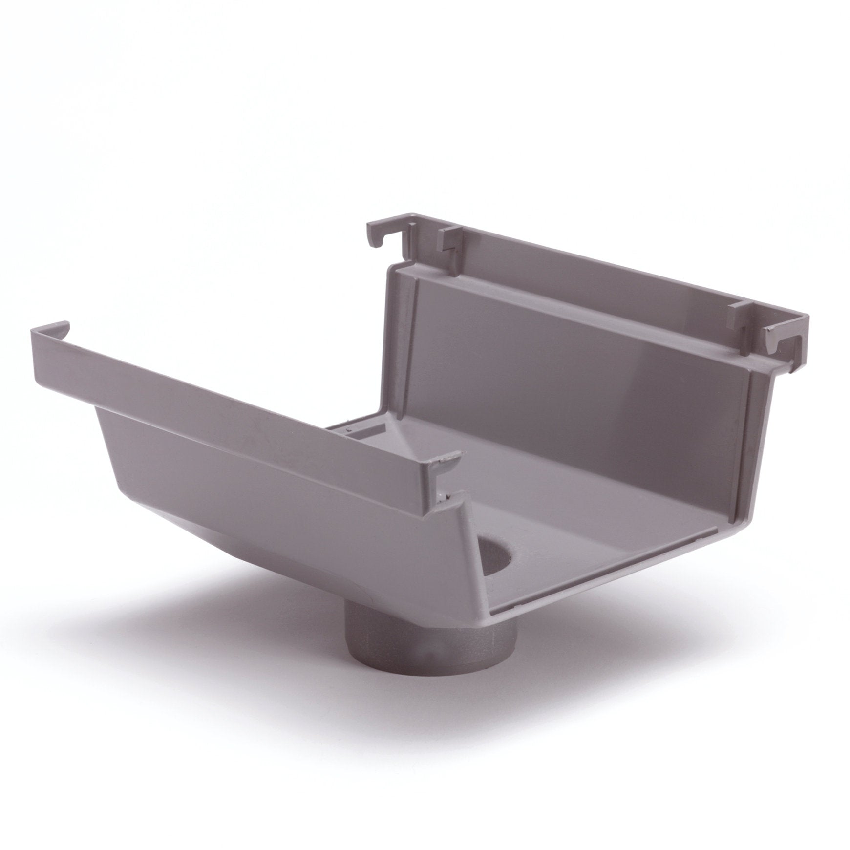 S-lon expanding gutter outlet, PVC, type 180 grey – Wildkamp Curaçao