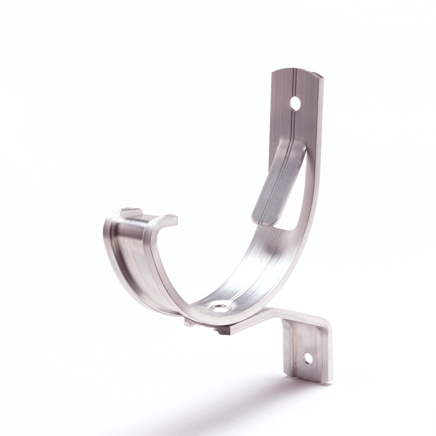 ‌S-lon gutter bracket for half round gutter, aluminum, no. 2, 4", grey