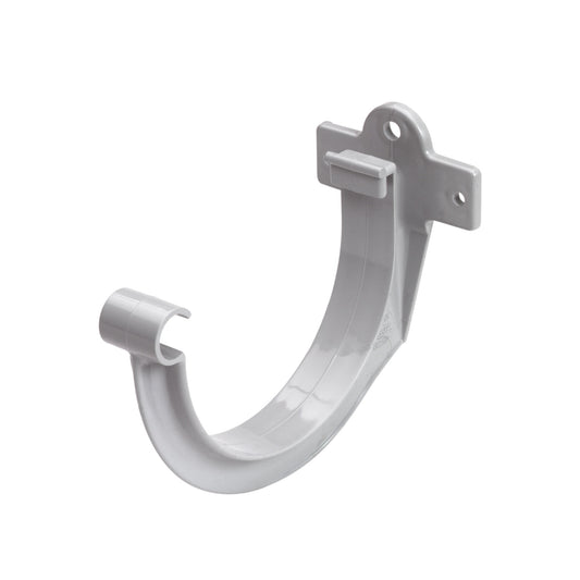 Nicoll Techtan gutter bracket for half round gutter, PVC, 170 mm, light grey
