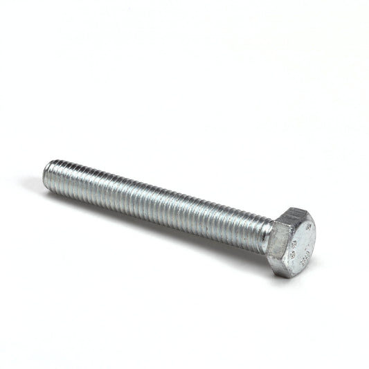 Steel tap bolt, electrolytically galvanised, DIN 933, quality 8.8, M10 x 50 mm