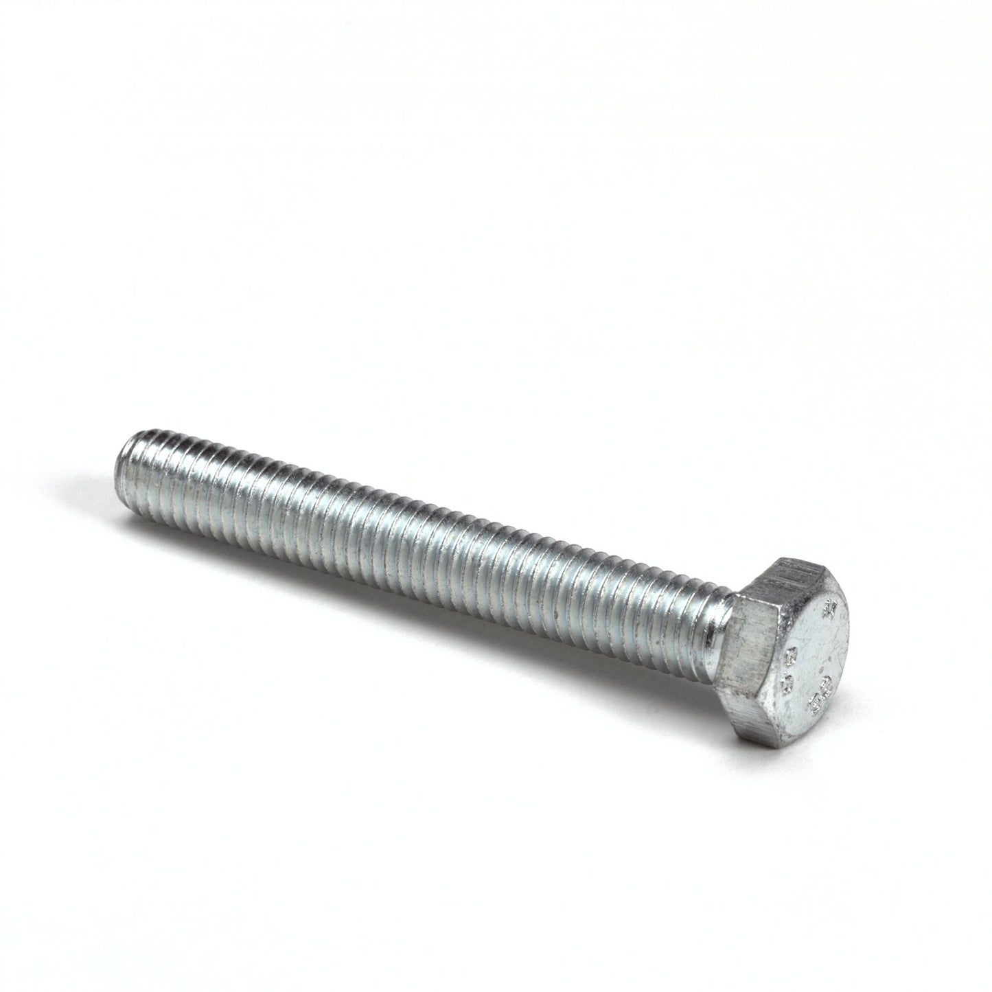 Pasador de acero galvanizado electrolíticamente, DIN 933, calidad 8.8, M6 x 40 mm