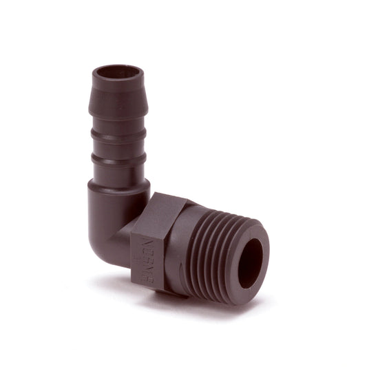 Normaplast elbow 90°, polyamide, male thread x hose barb, ¼" x 10 mm