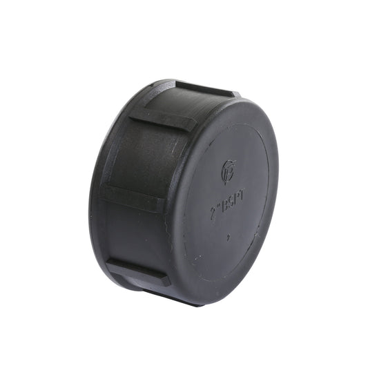 Self-Seal PP cap with rim, 1x female thread, 6 bar, ¾"