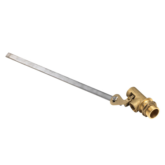PVA brass float, type 8, male thread 1"