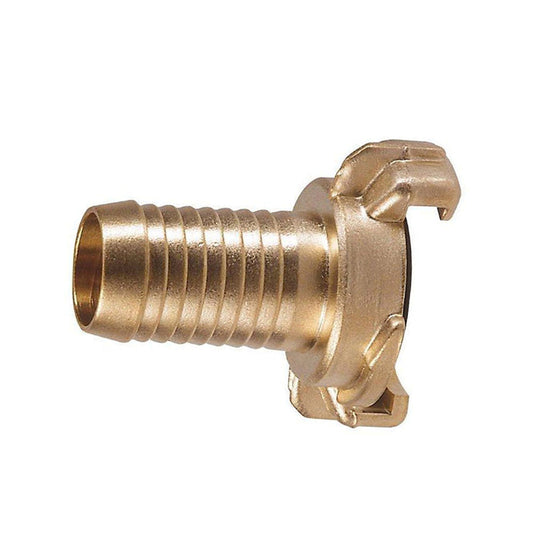 RIV coupling, brass, bayonet fitting, type 3302, 1x hose barb, 32 mm