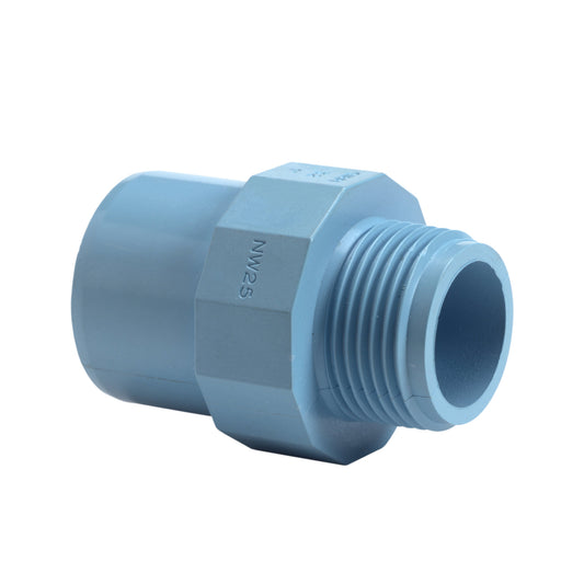 Girair threaded socket, internal glue x male thread, 25 mm x ¾"