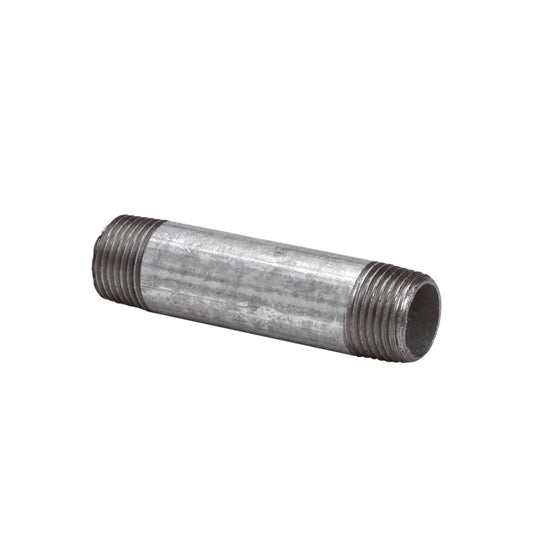 Boquilla de barril galvanizada, ½", n.° 23, 2 roscas macho, l = 1000 mm