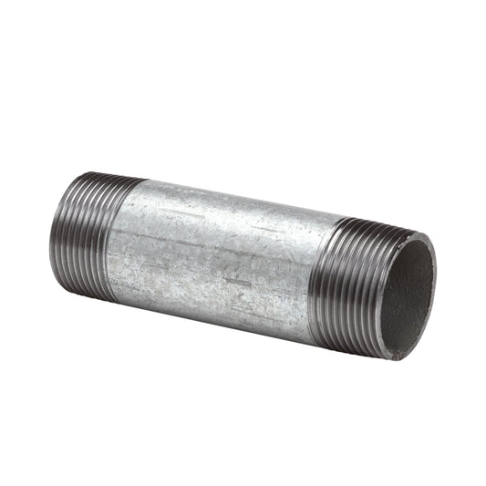 Barrel nipple, galvanized, 1¼", no. 23, 2x male thread, l = 100 mm