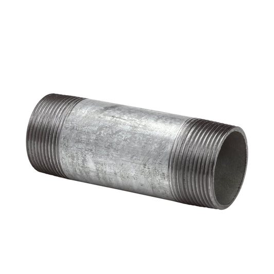Barrel nipple, galvanized, 1½", no. 23, 2x male thread, l = 100 mm