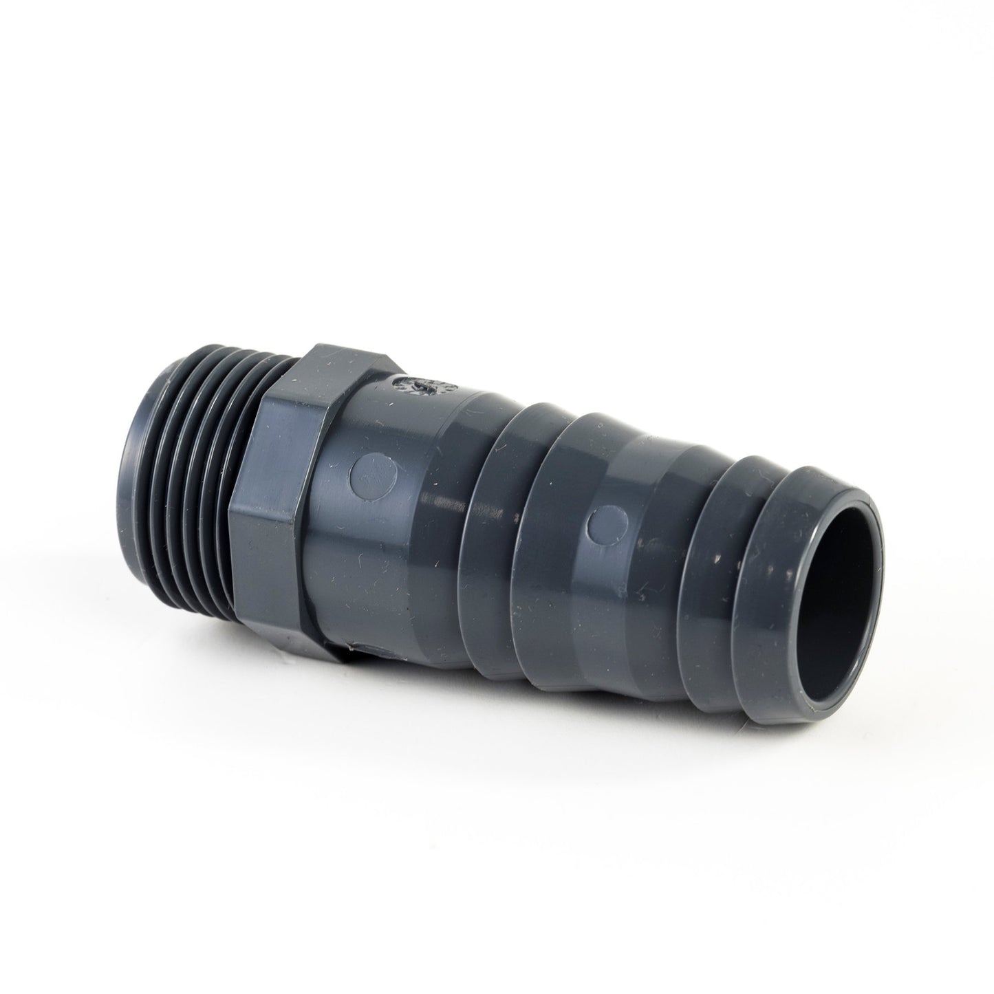 VDL threaded hose barb, PVC, 1x male thread, 10 bar, 1" x 34 x 31 mm