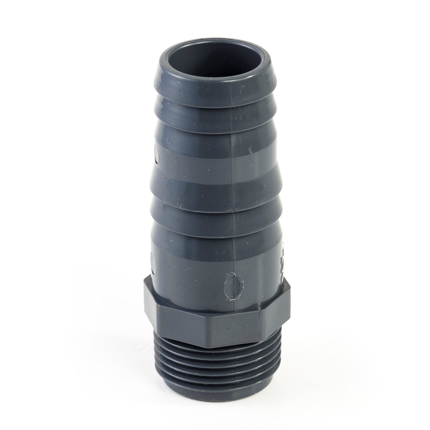 VDL threaded hose barb, PVC, 1x male thread, 10 bar, ½" x 22 x 20 mm