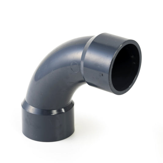 VDL bend 90°, PVC, 2x internal glue, 16 bar, 50 mm