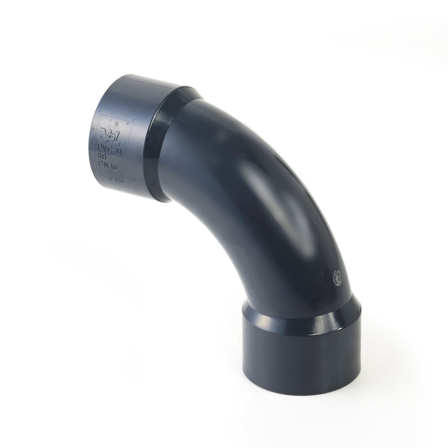 VDL bend 90°, PVC, 2x internal glue, 16 bar, 50 mm