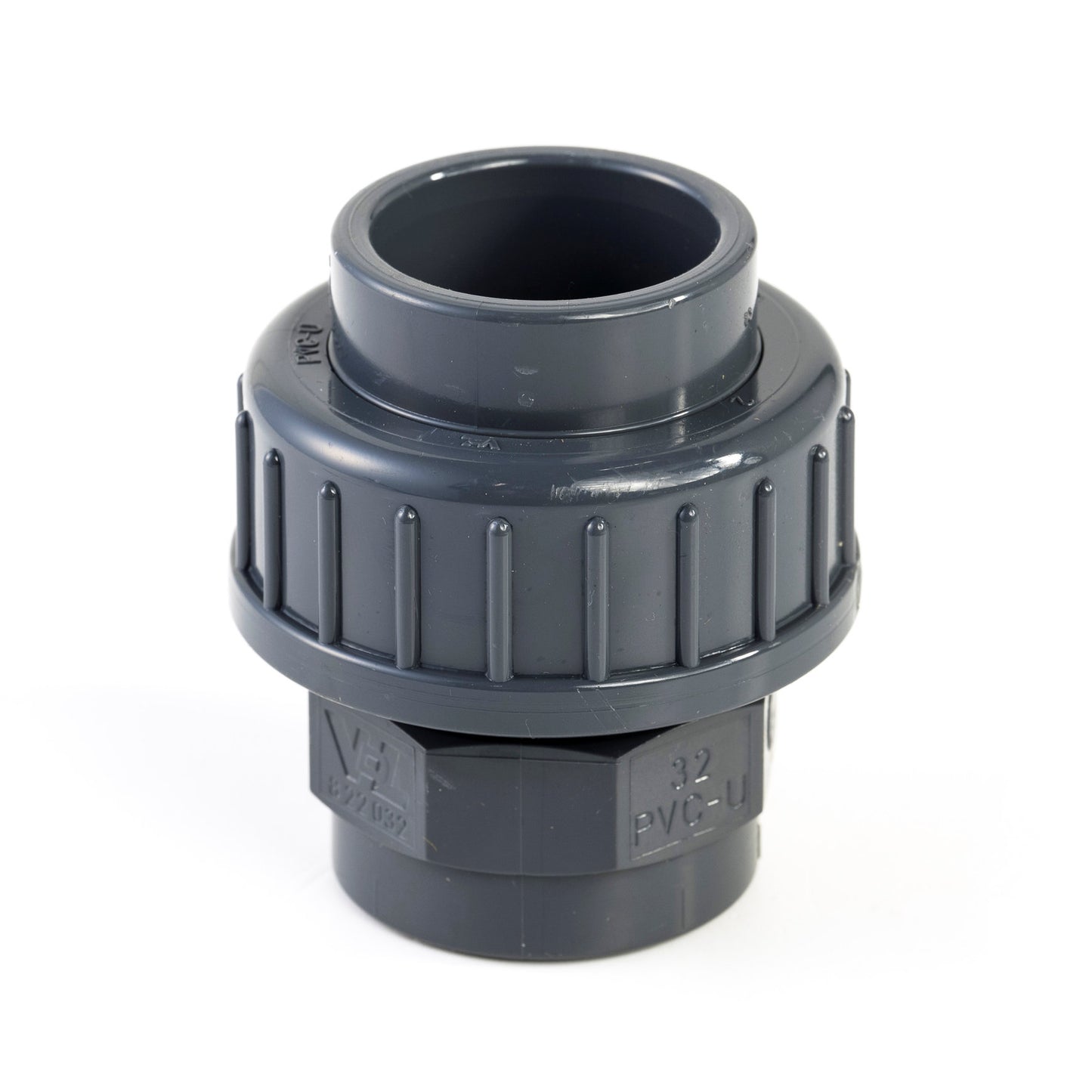 VDL 3-piece coupling, PVC, 2x internal glue, 16 bar, 25 mm, type A