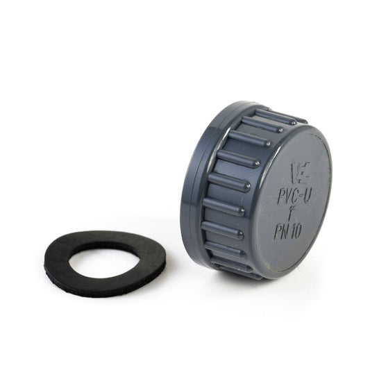 VDL screw cap, PVC, 1x female thread, 10 bar, 1½