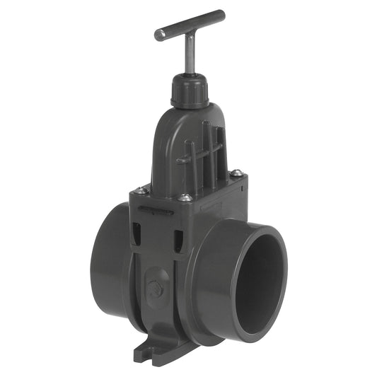 VDL gate valve, PVC, 2x internal glue, 110 mm