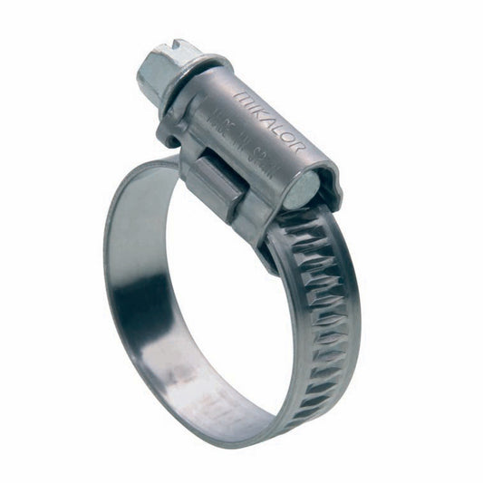 Mikalor worm screw hose clamp, galvanized, 32 - 50 mm