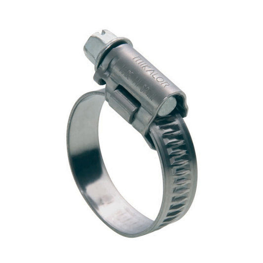 Mikalor worm screw hose clamp, stainless steel, 25 - 40 mm