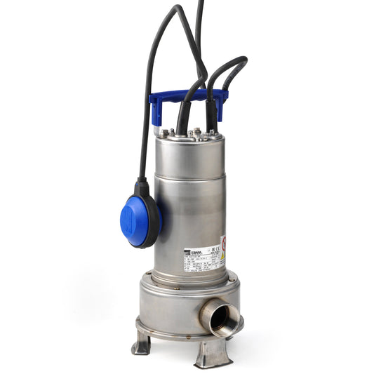 Ebara submersible pump for clean water and wastewater, SS, Right 75 MA, 0,55 kW, 230 V, float