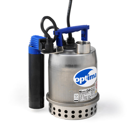 Ebara submersible pump for clean water, stainless steel, Optima MS, 0,25 kW, 230 V, tube float