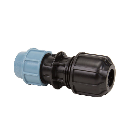 Unidelta transition coupling, PP, 2x clamp, Kiwa, 16 bar, 25 x 15/22 mm, universal