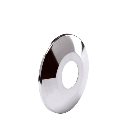 Rosette, chrome-plated, ½", h = 5 mm