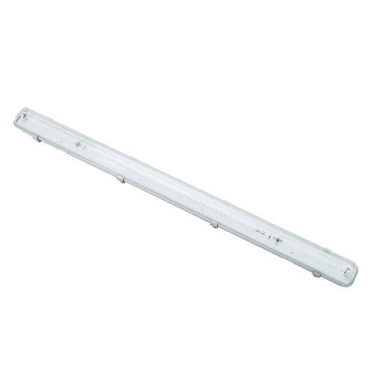Adurolight® LED fluor. lumin. excl. tube, single, spl.prf., incl. PC cap and stnls stl clip, 1x1.5 m