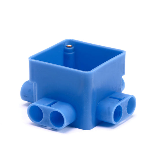 ABB junction box, type 165B, 8 connectors, equal branch, internal depth 55 mm