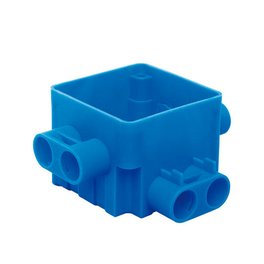ABB junction box, type 165A, 8 connectors, unequal branch, internal depth 55 mm