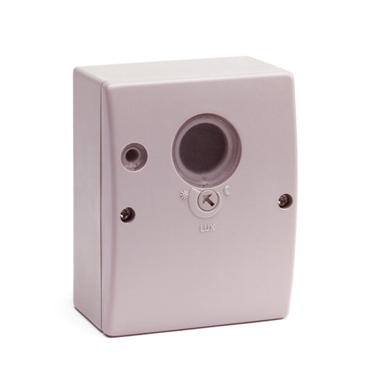 Klemko twilight switch, surface-mounted, type Lightguard, adjustable 5-10,000 lux, 230 V, 10 A