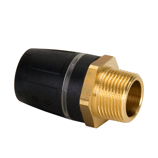 TECElogo male adapter, brass, PPSU, insert x male thread, 16 mm x 3/8"