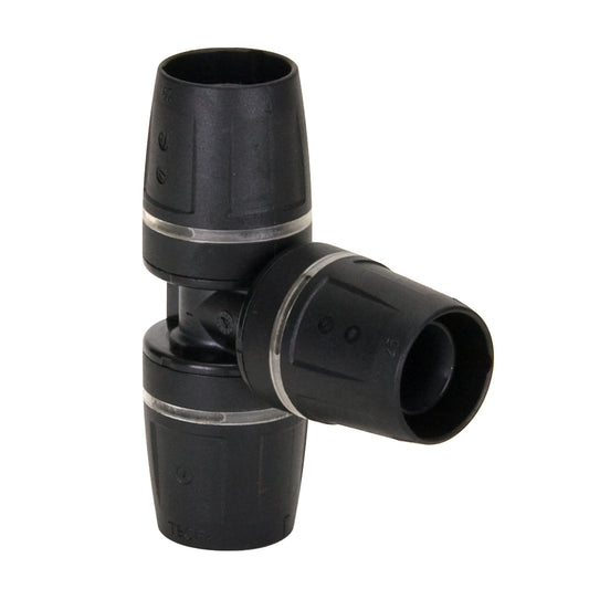 TECElogo T-piece 90°, PPSU, 3x insert, 16 mm