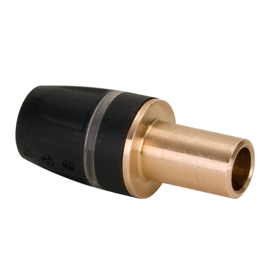 TECElogo transition coupling, brass, PPSU, insert x compression, 16 mm/15 mm cu